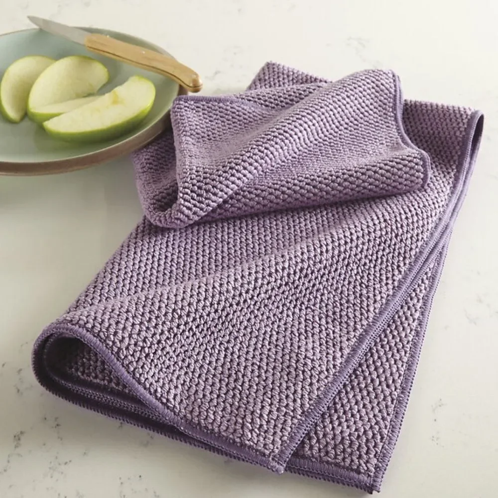Norwex Kitchen Towel and Kitchen Cloth Set of 2 Amethyst NWT - Picture 4 of 10